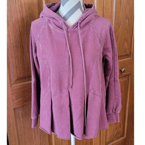 Pilcro and The Letterpress Flynn Hoodie Rose Pink Women's Small